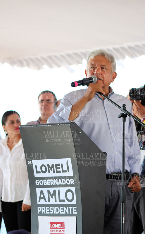 Visita Andrés Manuel López Obrador Puerto Vallarta (fotogalería)