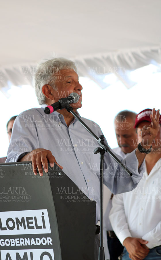 Visita Andrés Manuel López Obrador Puerto Vallarta (fotogalería)