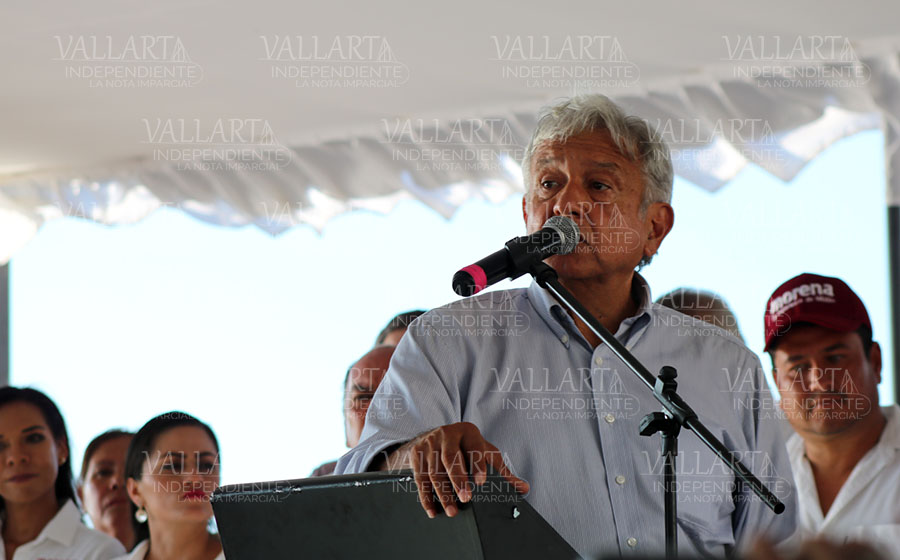 Visita Andrés Manuel López Obrador Puerto Vallarta (fotogalería)