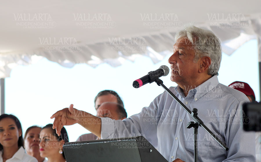 Visita Andrés Manuel López Obrador Puerto Vallarta (fotogalería)