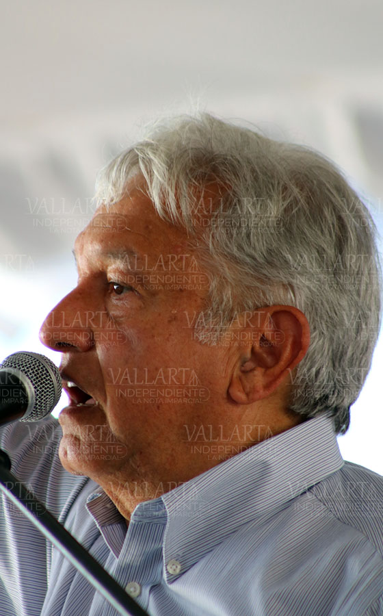 Visita Andrés Manuel López Obrador Puerto Vallarta (fotogalería)