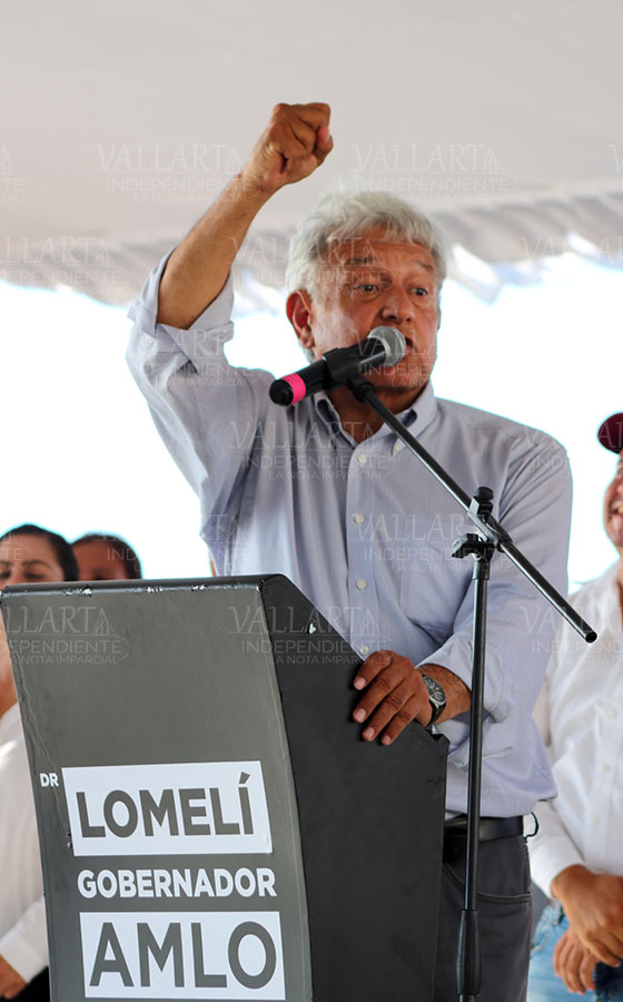 Visita Andrés Manuel López Obrador Puerto Vallarta (fotogalería)