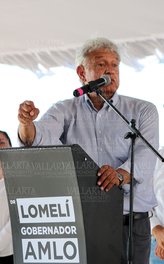 Visita Andrés Manuel López Obrador Puerto Vallarta (fotogalería)