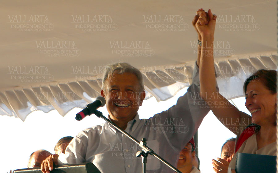 Visita Andrés Manuel López Obrador Puerto Vallarta (fotogalería)