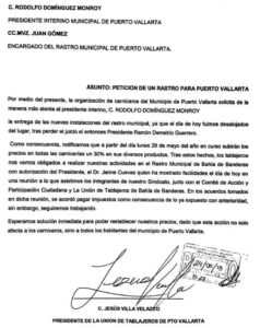 A falta de rastro en Puerto Vallarta, incrementará 30% el precio de carne