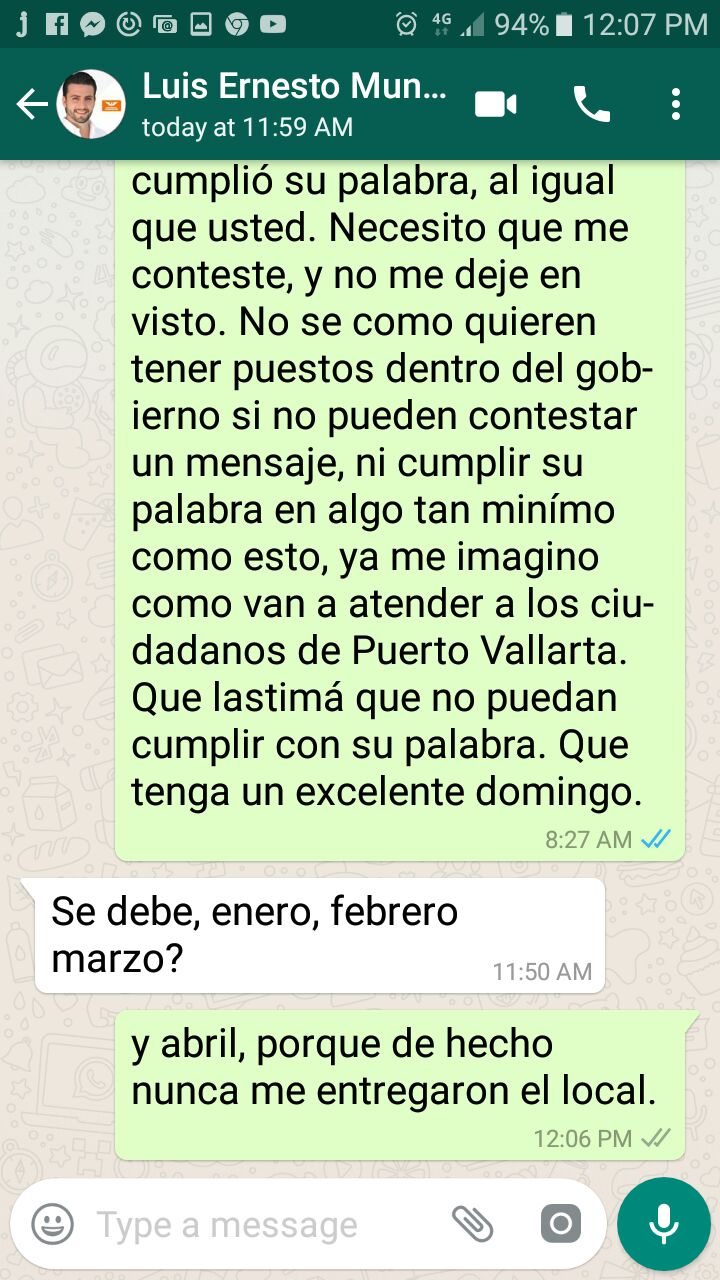 Luis Munguía no paga renta de sus casas ciudadanas