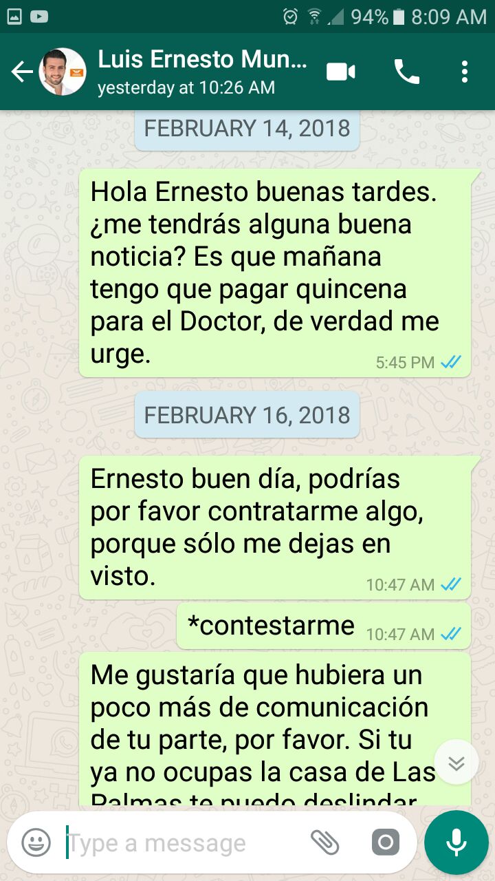 Luis Munguía no paga renta de sus casas ciudadanas