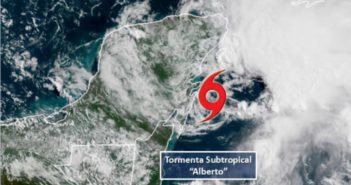 ''Alberto'' ciclón subtropical en el Atlántico