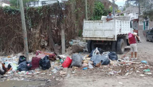 Limpia aseo público basurero del Calvario