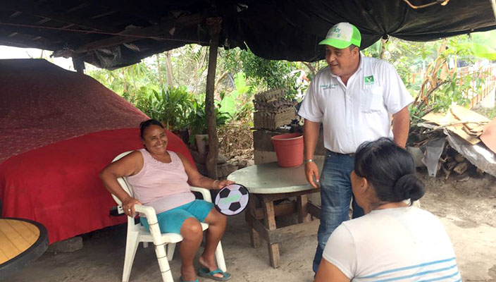 Colonos de Ampliación Volcanes piden a Gou Boy mejorar sus calles
