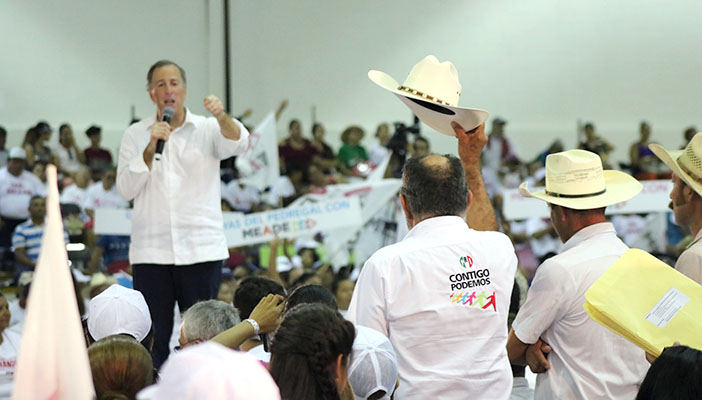 Convoca Meade la mitad de la gente que AMLO en Puerto Vallarta
