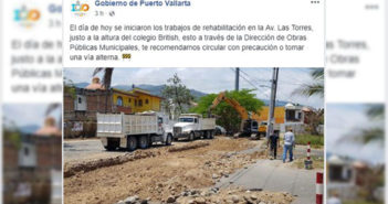 Gobierno municipal de Puerto Vallarta viola Ley Electoral al hacer propaganda de obra