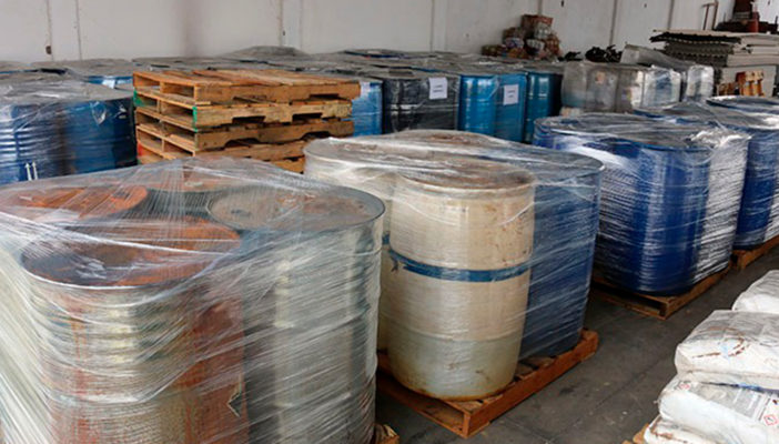 Destruyen más de 28 toneladas de precursores químicos