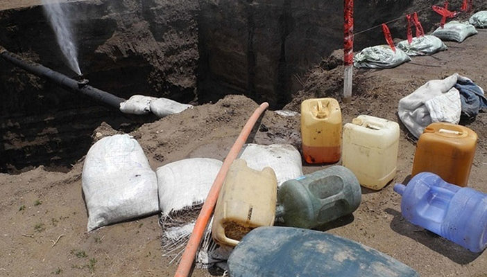 En Zapotlanejo, Jalisco descubren dos tomas de hidrocarburo clandestinas