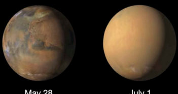 Evolución de la tormenta de polvo que envuelve a Marte: NASA