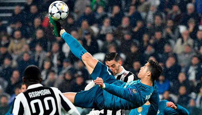 Gol de Cristiano Ronaldo contra Juventus es elegido como el mejor de la temporada