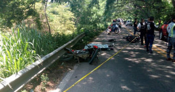 Choque de motocicletas deja un muerto y dos heridos en Bahía de Banderas