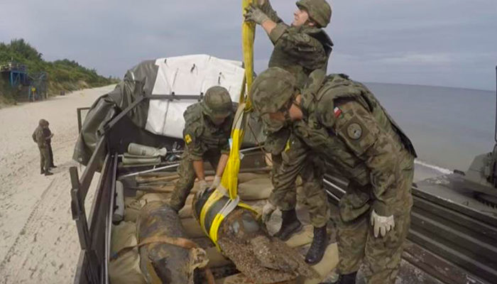 Evacúan una ciudad de Polonia tras encontrar tres bombas de la II Guerra Mundial