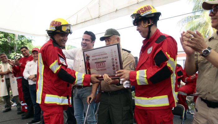 Recibe Protección Civil recibe acreditación Nacional USAR