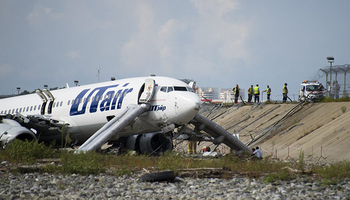 Accidente aéreo en Rusia deja como resultado 18 heridos