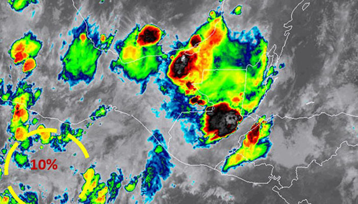 Se crea zona de inestabilidad con potencial ciclónico en el Pacífico