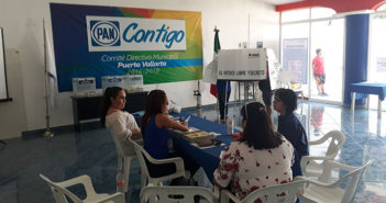 Desairan panistas vallartenses votación interna, acude sólo el 39% del padrón local