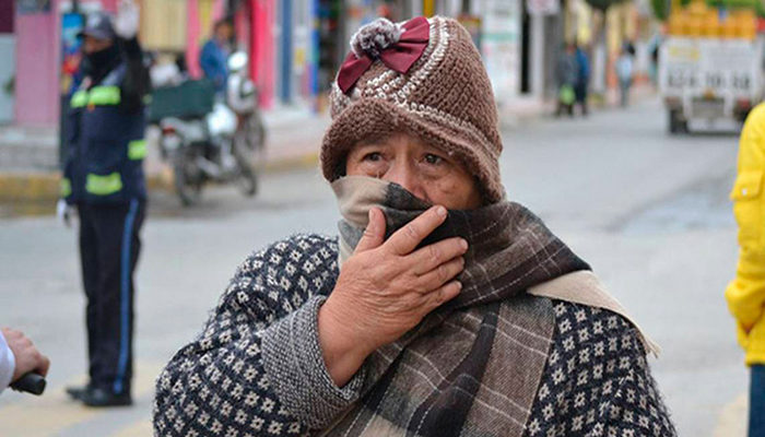 Frente frío número 11 llega a la República Mexicana