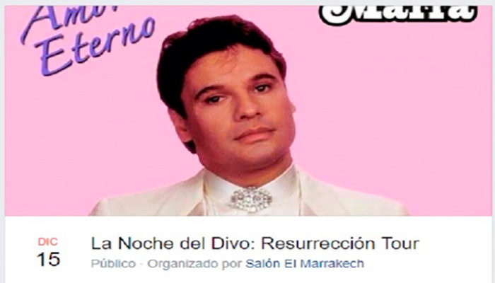Fans de Juan Gabriel crean un evento para el día de su "Resurrección"
