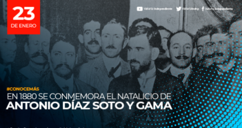 Antonio Díaz Soto y Gama, condecorado "Belisario Domínguez".