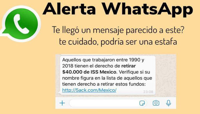 Whatsapp advierte de un nuevo virus en su plataforma