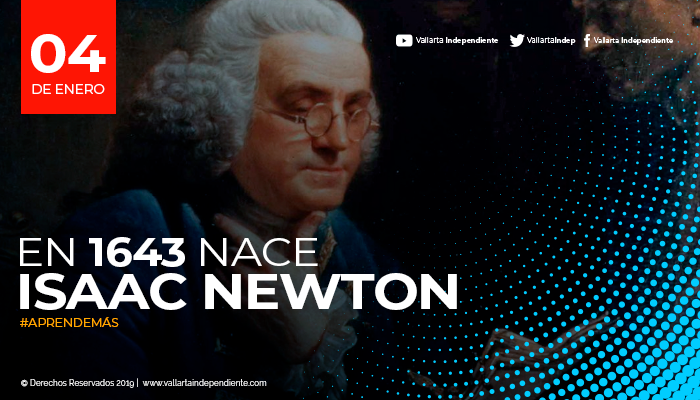 Nace Isaac Newton, matemático y físico británico