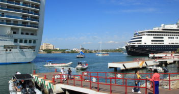 Histórico arribo cuádruple de cruceros a Puerto Vallarta