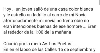 Alertan en redes por peligrosidad de Los Poetas