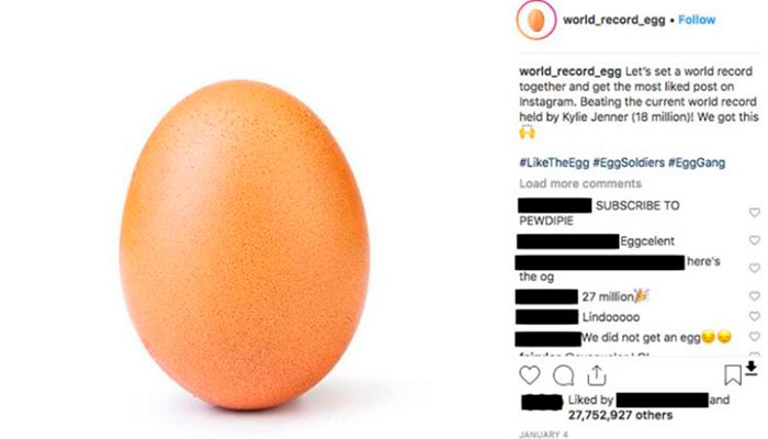 La historia detrás del huevo más famoso de Instagram