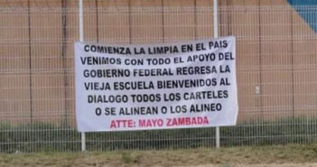 Aparecen narcomantas atribuidas a "El Mayo" Zambada en el Estado de Jalisco