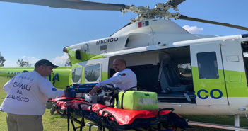 Puerto Vallarta, el que más traslados de emergencia en helicóptero realizó