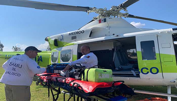 Puerto Vallarta, el que más traslados de emergencia en helicóptero realizó
