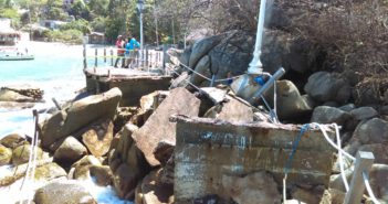 Casi 1 semana y no hay trabajos en el muelle de Quimixto