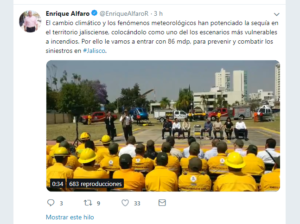 Jalisco invierte más de 86 millones para prevenir incendios forestales