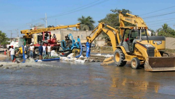 Sin fecha para solución de ruptura de ducto en Mojoneras