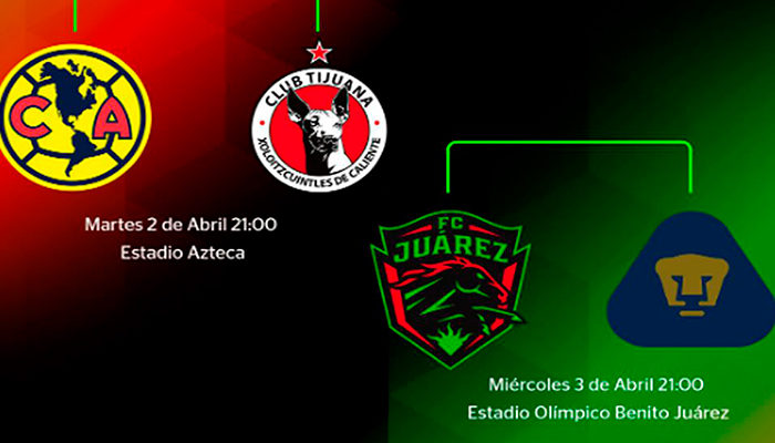 Definen fechas y horarios para las Semis de la Copa MX