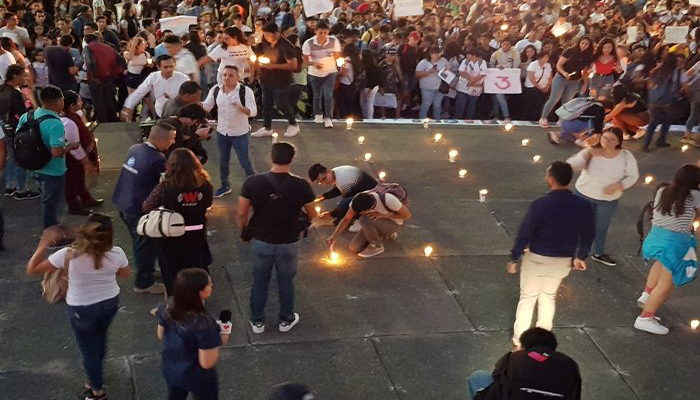 A 1 año de su desaparición, marchan por los 3 estudiantes de la UdG