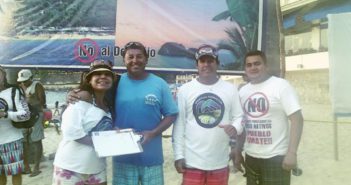 Realizan colecta de firmas en Mismaloya para el 'No desalojo'