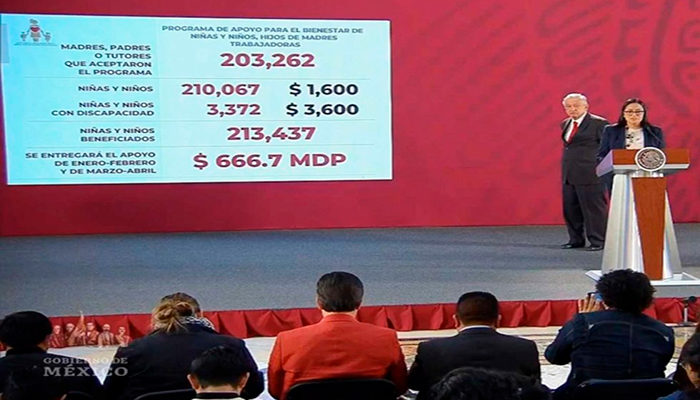 Apartir de hoy inicia entrega de apoyo a padres con niños en guarderias