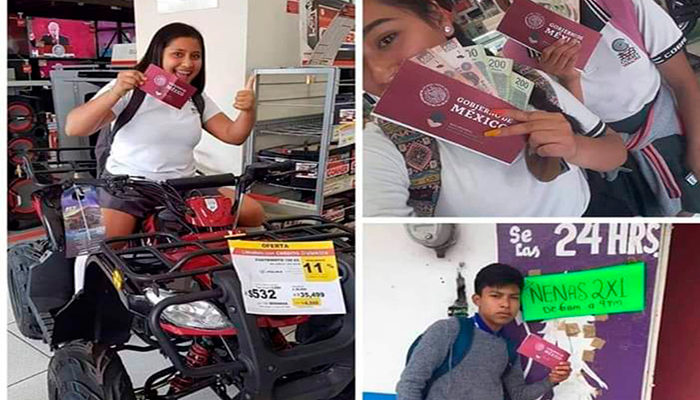 Jovenes presumen en redes el mal uso que le dan a sus becas