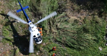 “Fénix” recupera el cuerpo sin vida de un hombre que cayó a un barranco