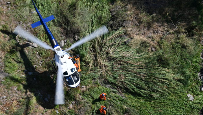 “Fénix” recupera el cuerpo sin vida de un hombre que cayó a un barranco