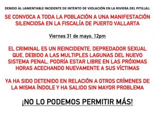 Habrá manifestación en fiscalía por abuso a mujeres