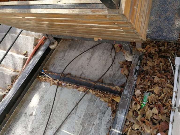 Mirador del Cerro de la Cruz, sin señalética para acceder