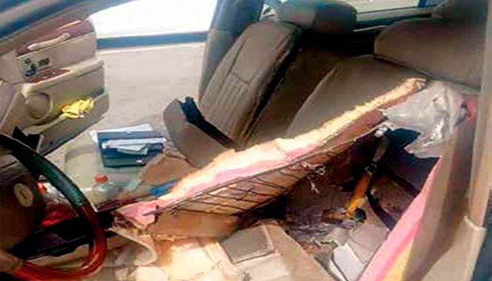 Fallaron al intentar viajar de ilegales a EUA en los asientos de un carro